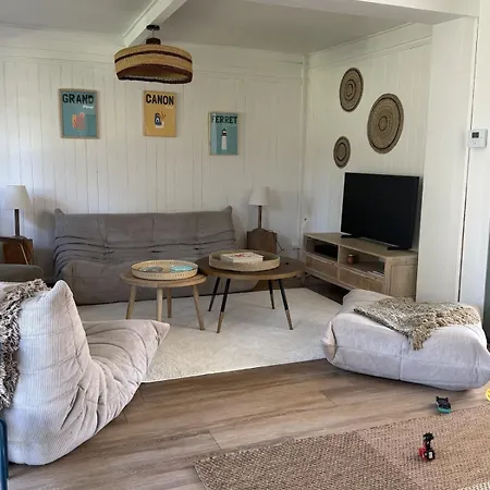 펜션 Maison De A Petit Piquey, Entre Bassin Et Ocean Lège-Cap-Ferret